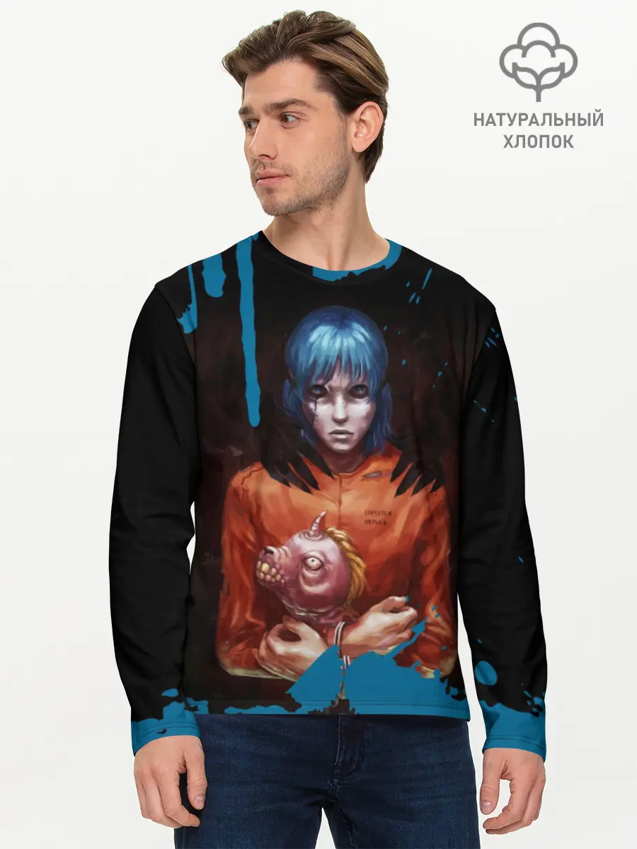 Мужской лонгслив базовый / Sally Face (P007_P004ooo1702779, P004ooo1702779)