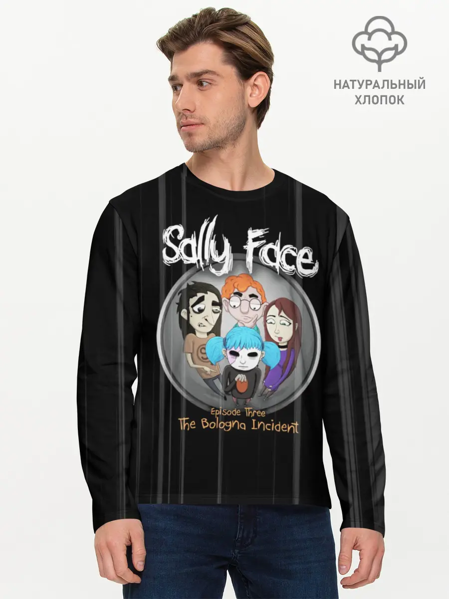 Мужской лонгслив базовый / Sally Face Episode Three (P007_P004ooo1702809, P004ooo1702809)