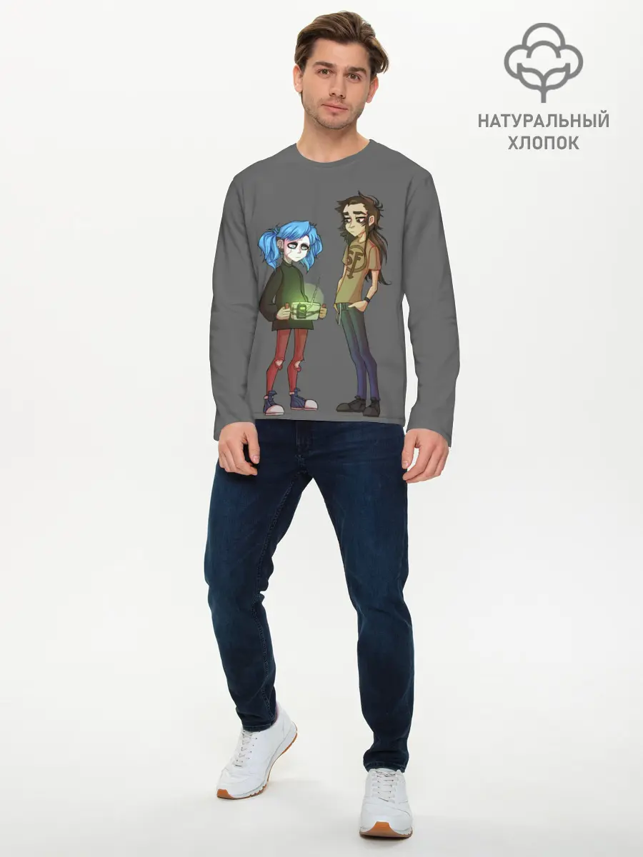 Мужской лонгслив базовый / Sally Face (P007_P004ooo1703053, P004ooo1703053)