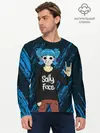 Мужской лонгслив базовый / Sally Face по Року (P007_P004ooo1703541, P004ooo1703541)