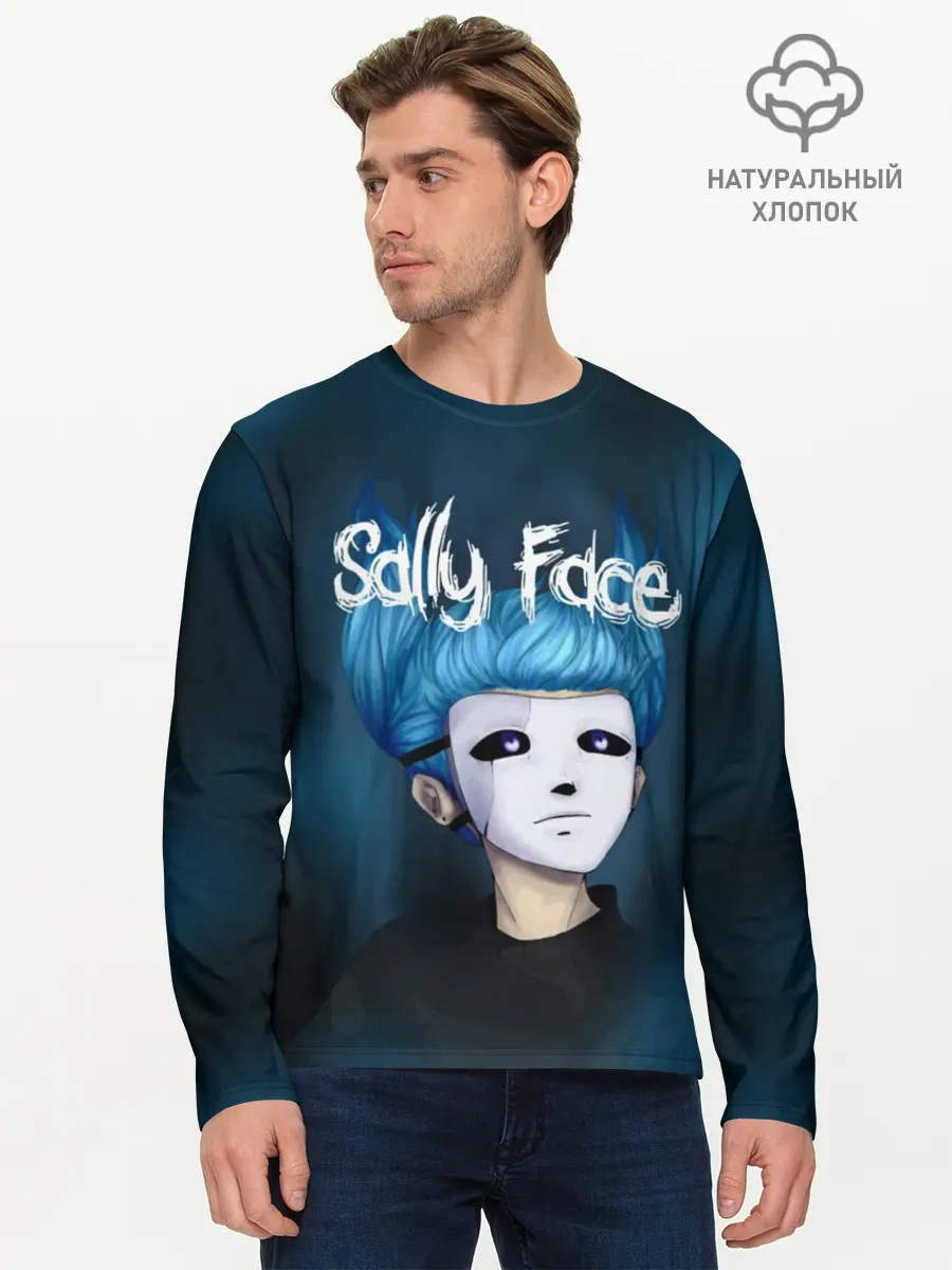 Мужской лонгслив базовый / SALLY FACE (P007_P004ooo1702769, P004ooo1702769)
