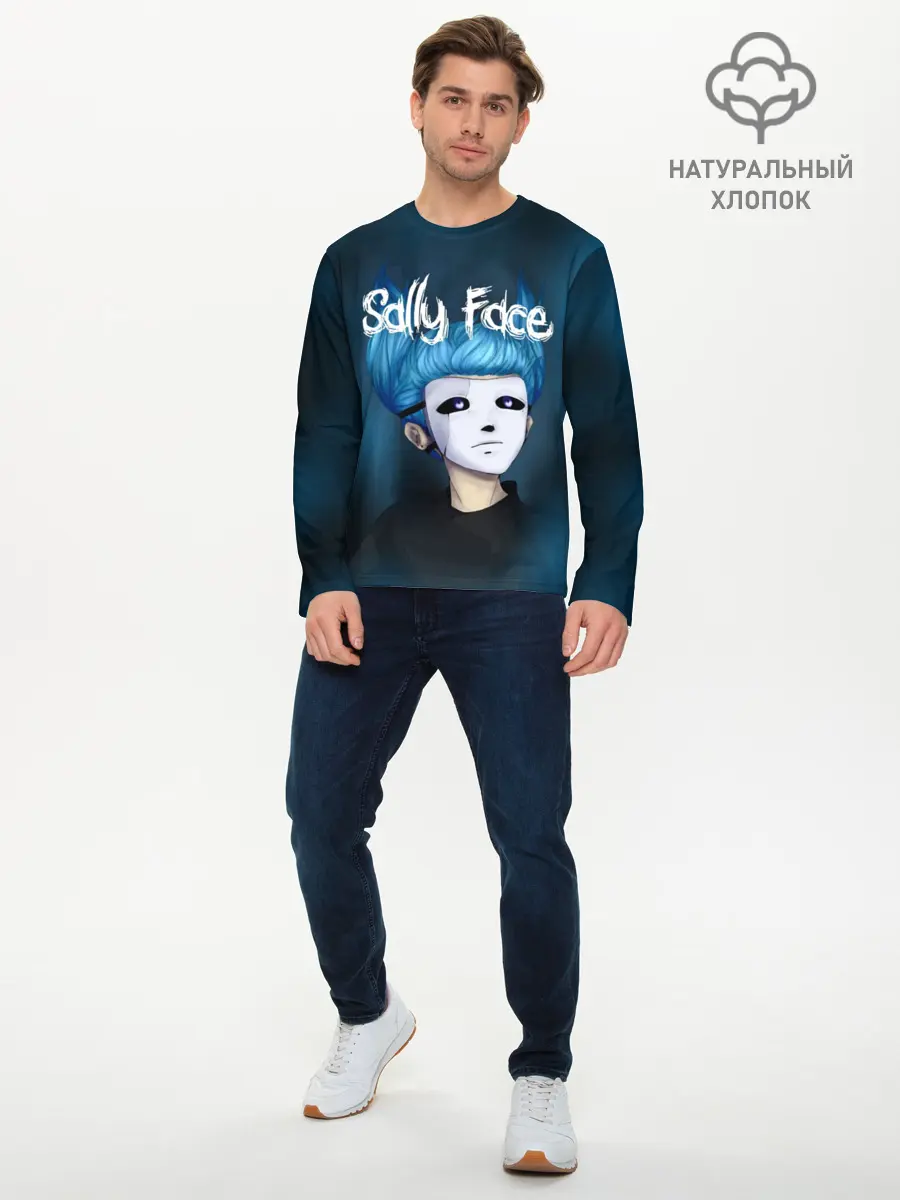 Мужской лонгслив базовый / SALLY FACE (P007_P004ooo1702769, P004ooo1702769)