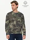 Мужской лонгслив базовый / Камуфляж с секс позами (P007_P004ooo1707651, P004ooo1707651)