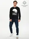 Мужской лонгслив базовый / DONT PANIC (P007_P004ooo1706355, P004ooo1706355)