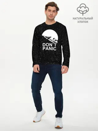 Мужской лонгслив базовый / DONT PANIC