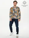 Мужской лонгслив базовый / Тигры и зебры (P007_P004ooo1712771, P004ooo1712771)
