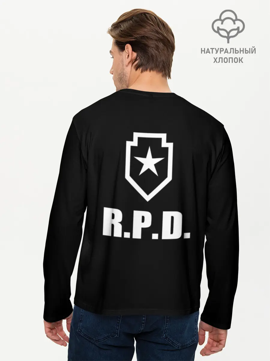 Мужской лонгслив базовый / R.P.D. LEON S.KENNEDY (P007_P004ooo1711763, P004ooo1711763)