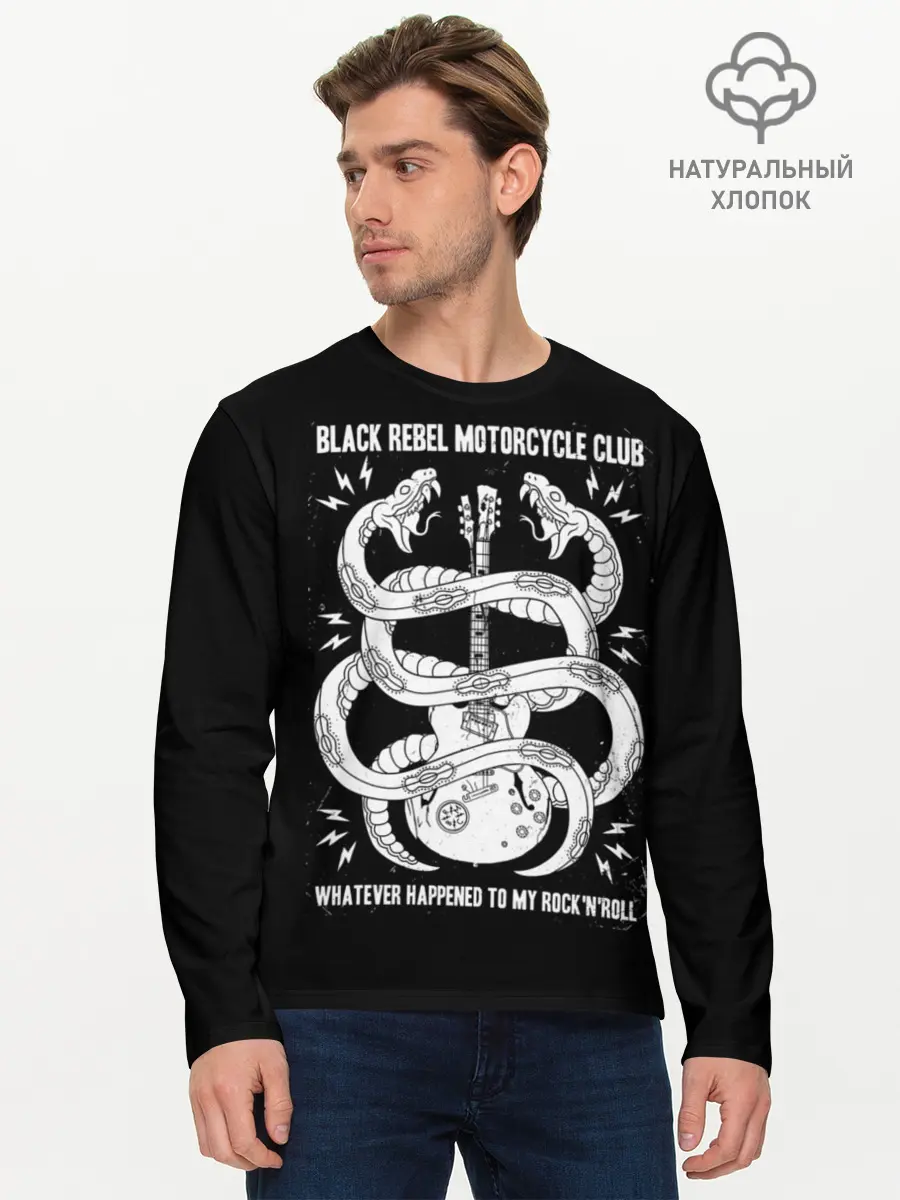 Мужской лонгслив базовый / Black Rebel Motorcycle Club (P007_P004ooo1712217, P004ooo1712217)