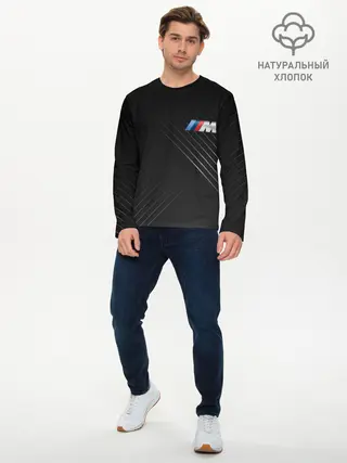 Мужской лонгслив базовый / BMW