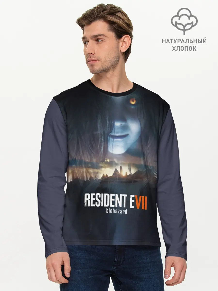 Мужской лонгслив базовый / Resident Evil 7 (P007_P004ooo1710569, P004ooo1710569)