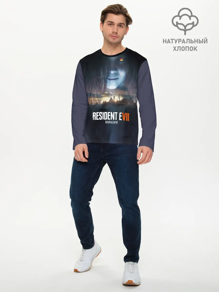 Мужской лонгслив базовый / Resident Evil 7 (P007_P004ooo1710569, P004ooo1710569)