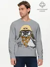 Мужской лонгслив базовый / Wild! Сrazy guy! (P007_P004ooo1710697, P004ooo1710697)