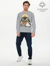 Мужской лонгслив базовый / Wild! Сrazy guy! (P007_P004ooo1710697, P004ooo1710697)