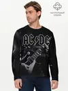 Мужской лонгслив базовый / AC/DC (P007_P004ooo1716213, P004ooo1716213)