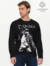 Мужской лонгслив базовый / Queen (P007_P004ooo1717859, P004ooo1717859)