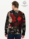 Мужской лонгслив базовый / Медведь в ушанке (P007_P004ooo1717947, P004ooo1717947)