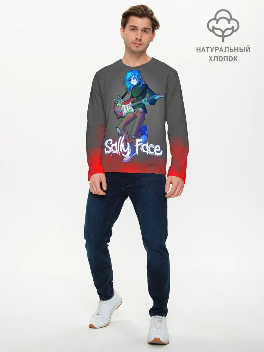 Мужской лонгслив базовый / Sally Face (P007_P004ooo1721843, P004ooo1721843)