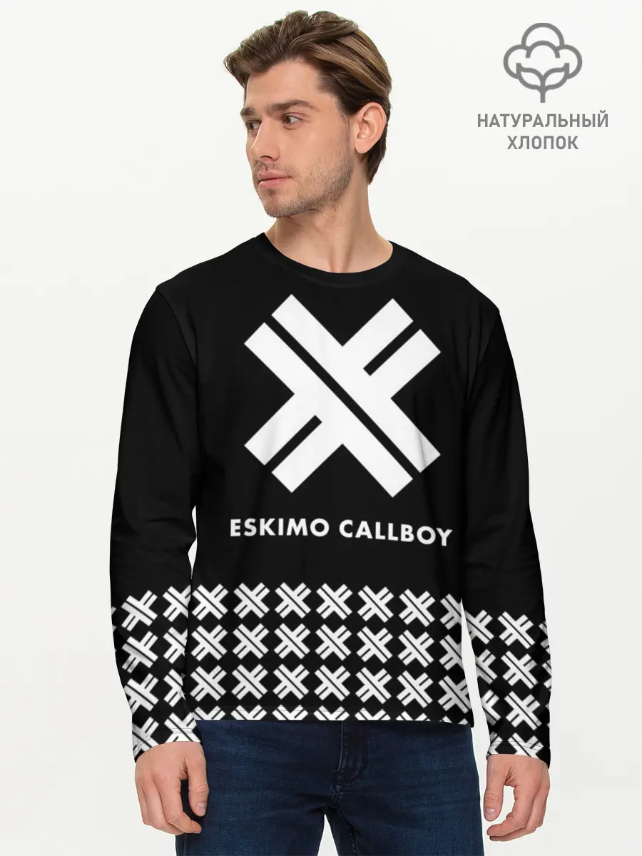 Мужской лонгслив базовый / Eskimo Callboy (P007_P004ooo1721897, P004ooo1721897)