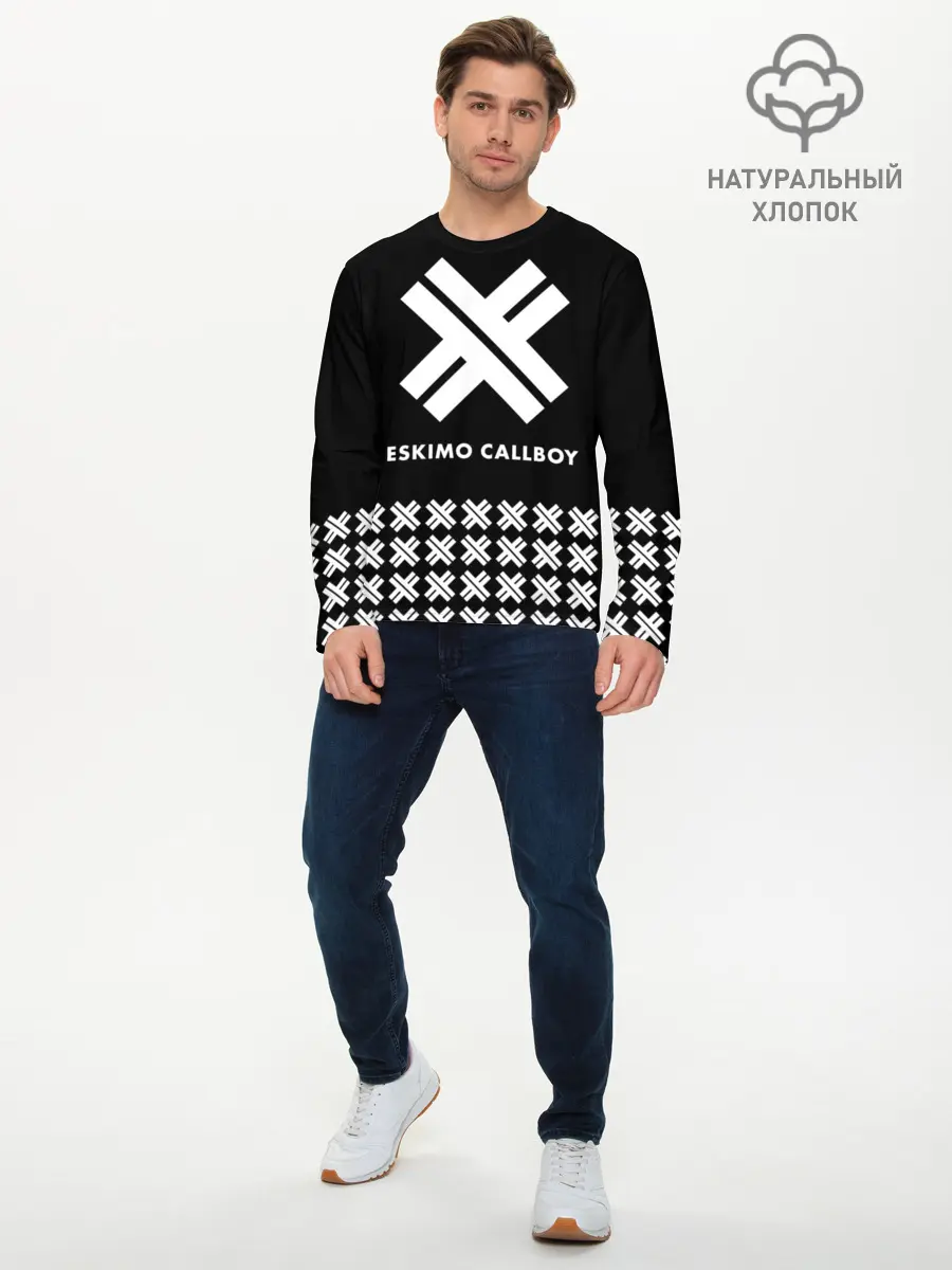 Мужской лонгслив базовый / Eskimo Callboy (P007_P004ooo1721897, P004ooo1721897)