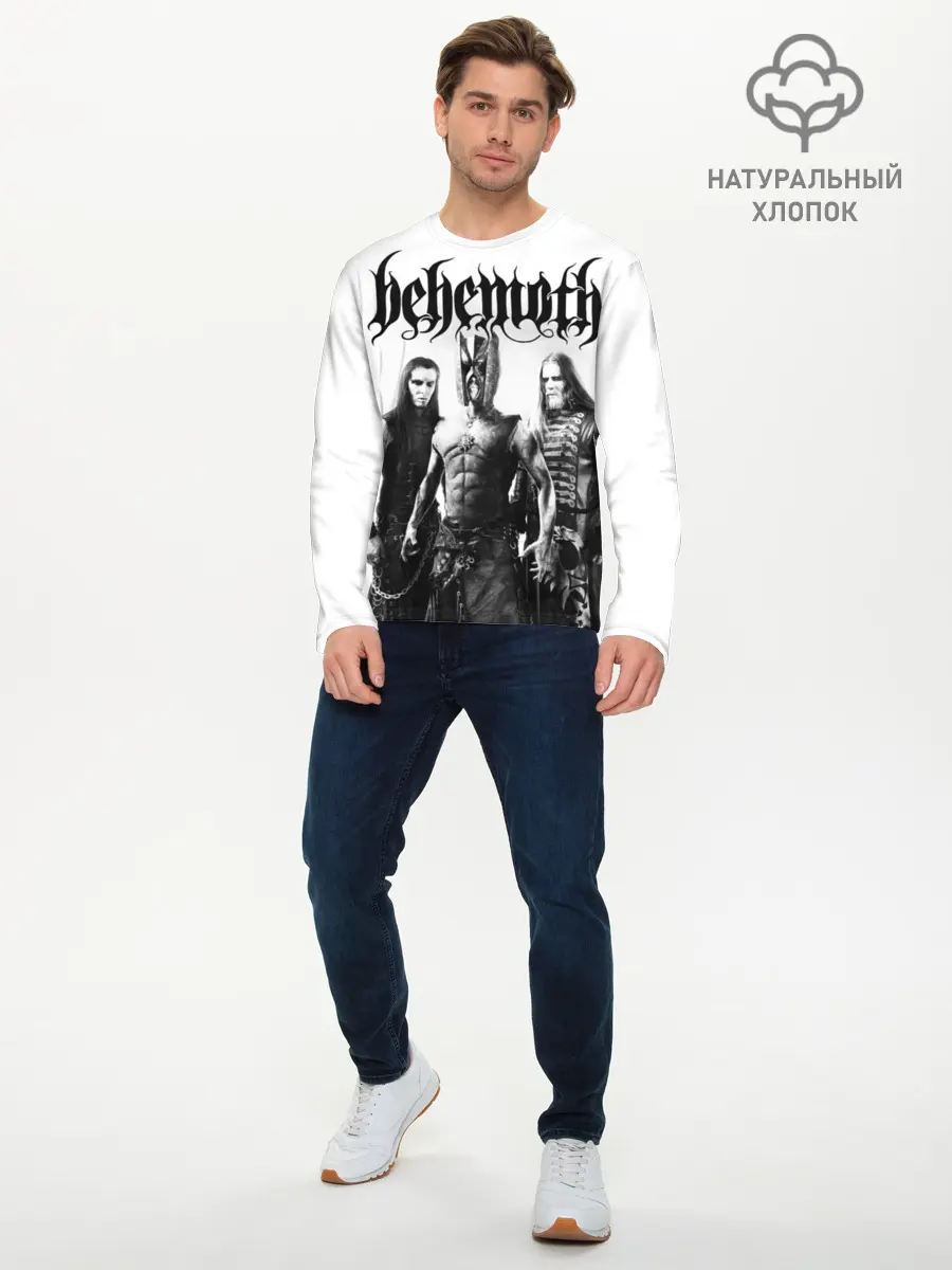 Мужской лонгслив базовый / Behemoth (P007_P004ooo1722211, P004ooo1722211)