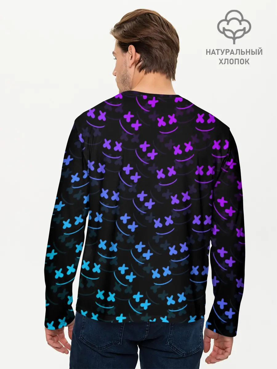 Мужской лонгслив базовый / FORTNITE MARSHMELLO NEON (P007_P004ooo1718299, P004ooo1718299)