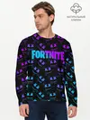 Мужской лонгслив базовый / FORTNITE MARSHMELLO NEON (P007_P004ooo1718299, P004ooo1718299)