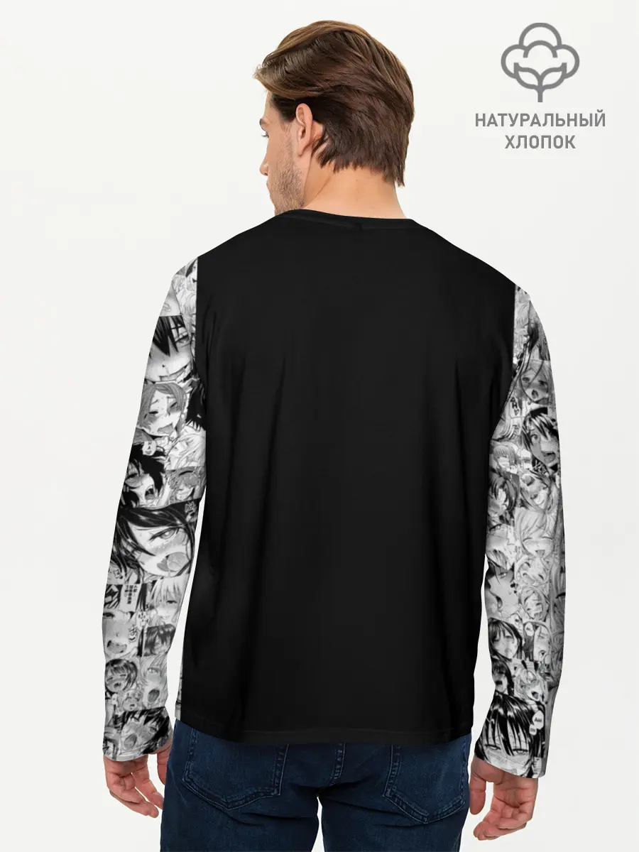 Мужской лонгслив базовый / Японская анимация (P007_P004ooo1718545, P004ooo1718545)
