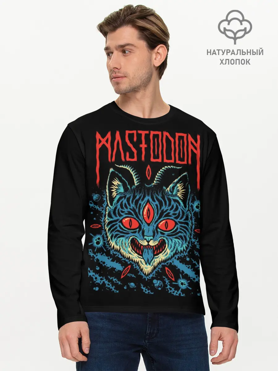 Мужской лонгслив базовый / Mastodon (P007_P004ooo1727671, P004ooo1727671)