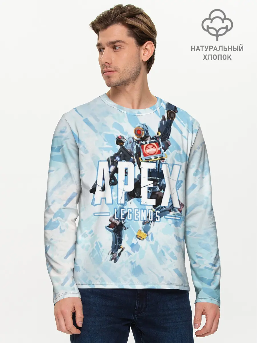 Мужской лонгслив базовый / APEX LEGENDS - Pathfinder (P007_P004ooo1727857, P004ooo1727857)