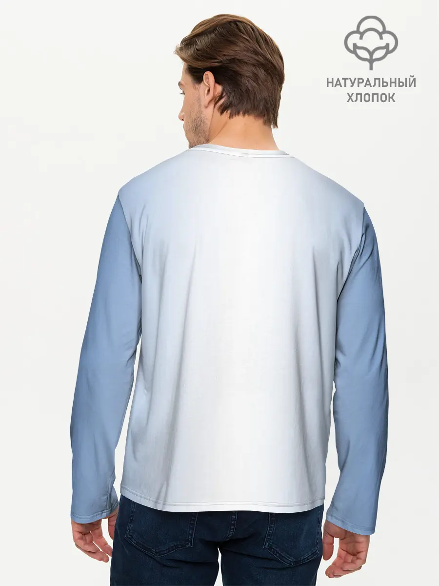 Мужской лонгслив базовый / сова (P007_P004ooo1728073, P004ooo1728073)