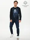 Мужской лонгслив базовый / сова (P007_P004ooo1728091, P004ooo1728091)