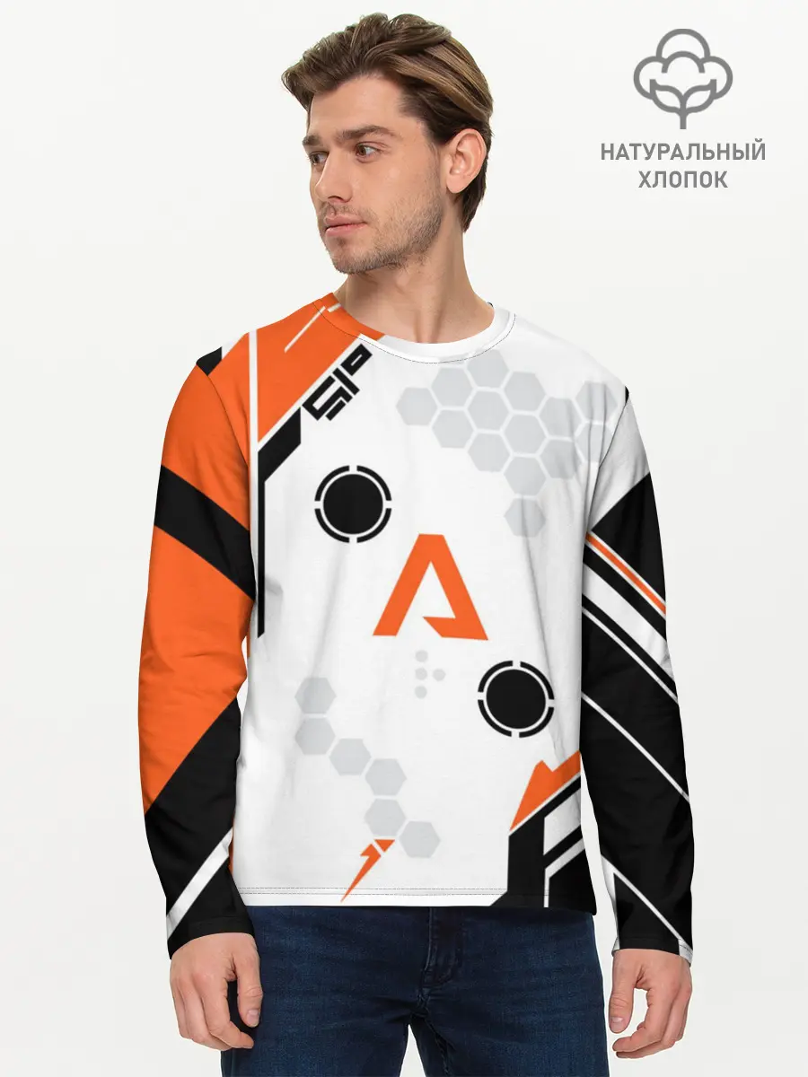 Мужской лонгслив базовый / Apex Legends Titanfall (P007_P004ooo1723607, P004ooo1723607)