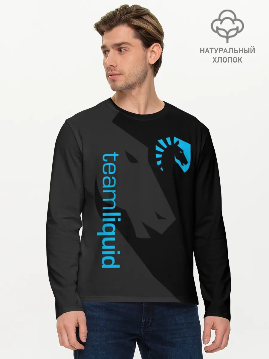 Мужской лонгслив базовый / TEAM LIQUID | ТИМ ЛИКВИД (P007_P004ooo1724567, P004ooo1724567)