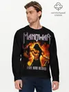 Мужской лонгслив базовый / Manowar (P007_P004ooo1732389, P004ooo1732389)