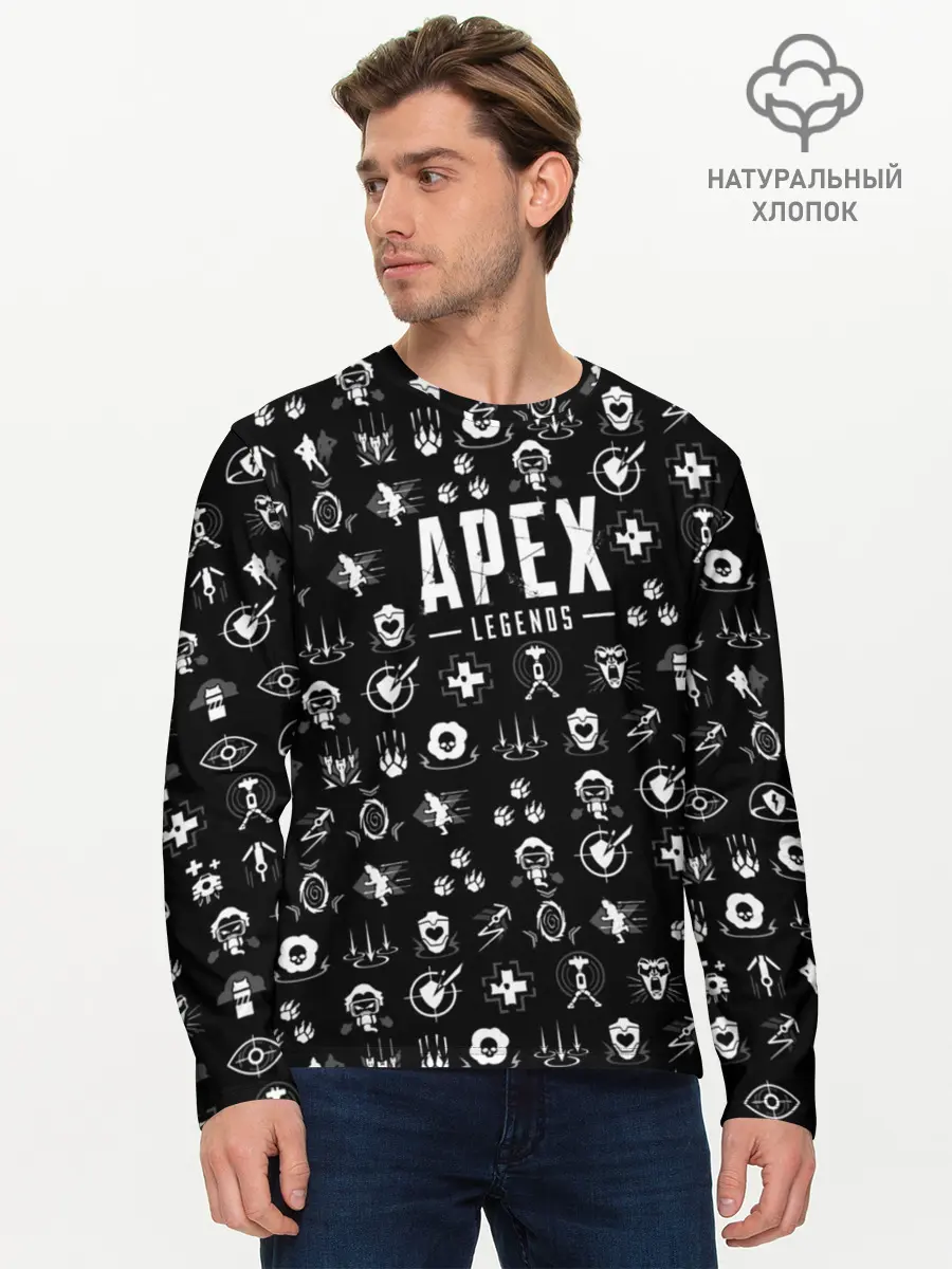 Мужской лонгслив базовый / APEX LEGENDS (P007_P004ooo1730771, P004ooo1730771)