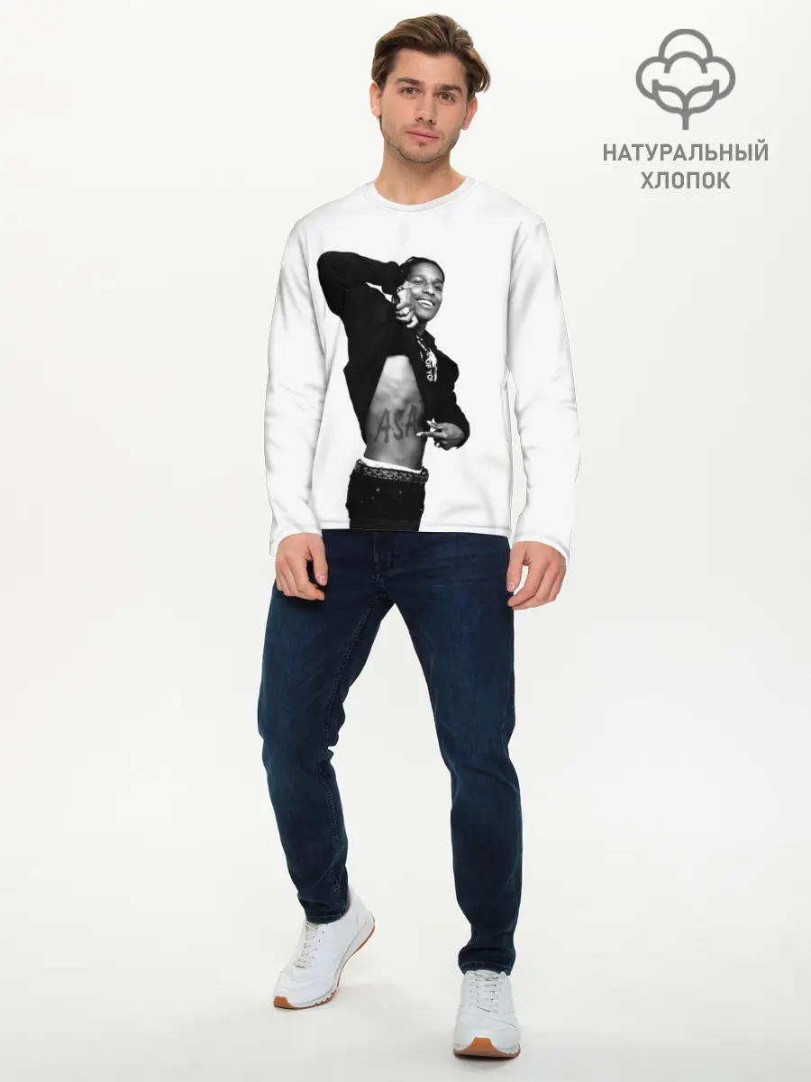 Мужской лонгслив базовый / A$AP ROCKY (P007_P004ooo1731519, P004ooo1731519)