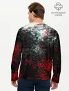 Мужской лонгслив базовый / БРЫЗГИ КРАСОК GLITCH (P007_P004ooo1736601, P004ooo1736601)