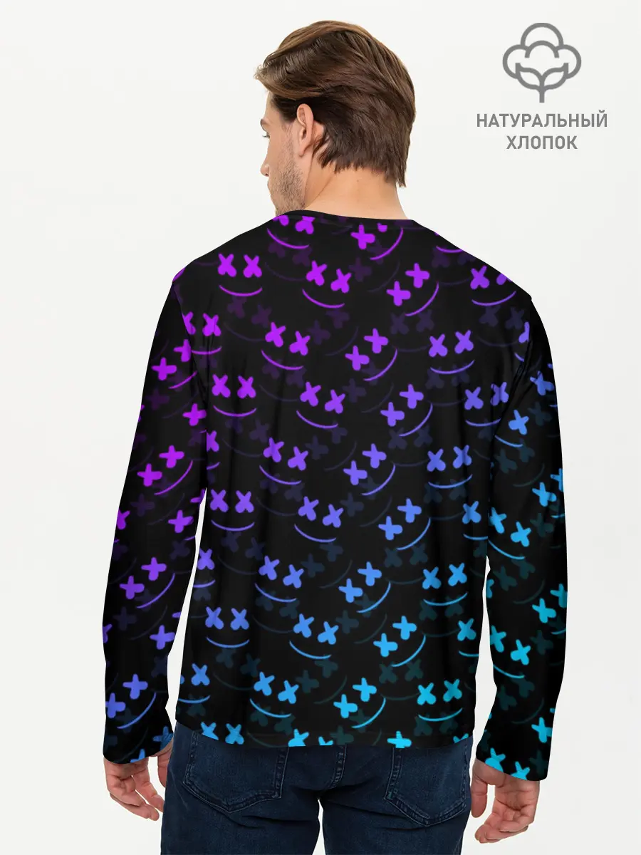Мужской лонгслив базовый / MARSHMELLO (P007_P004ooo1736675, P004ooo1736675)