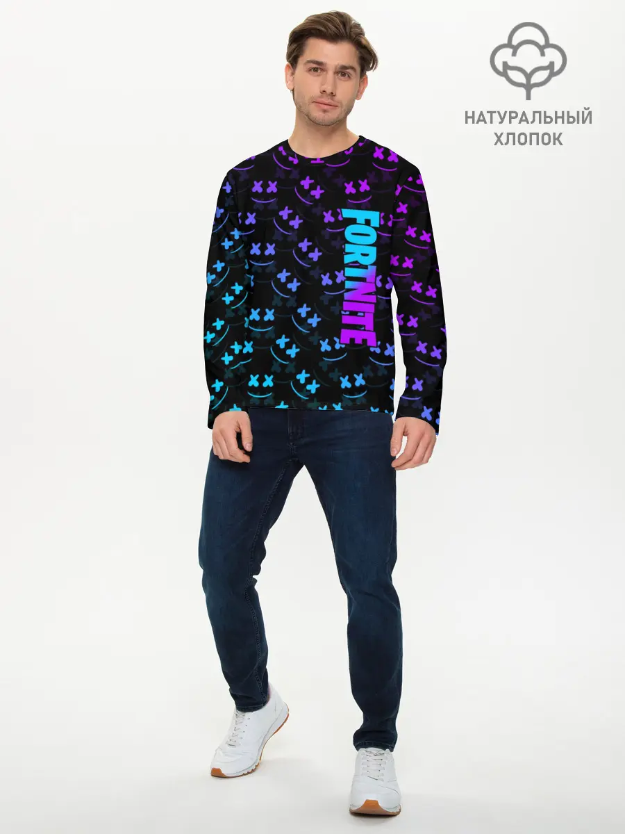 Мужской лонгслив базовый / MARSHMELLO (P007_P004ooo1736675, P004ooo1736675)