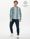 Мужской лонгслив базовый / Синички на берёзах (P007_P004ooo1734605, P004ooo1734605)