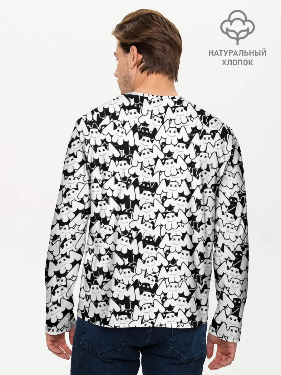 Мужской лонгслив базовый / MARSHMELLO (P007_P004ooo1735403, P004ooo1735403)