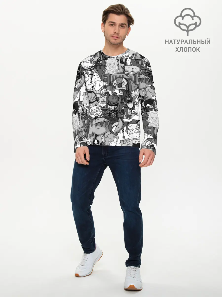 Мужской лонгслив базовый / Дота 2 (P007_P004ooo1740509, P004ooo1740509)