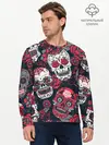 Мужской лонгслив базовый / Мексиканские черепа (P007_P004ooo1741659, P004ooo1741659)