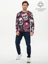 Мужской лонгслив базовый / Мексиканские черепа (P007_P004ooo1741659, P004ooo1741659)