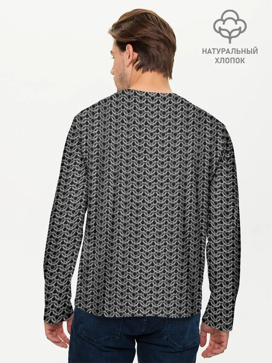 Мужской лонгслив базовый / Кольчуга (P007_P004ooo1738675, P004ooo1738675)