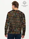 Мужской лонгслив базовый / Этнический орнамент (P007_P004ooo1738689, P004ooo1738689)