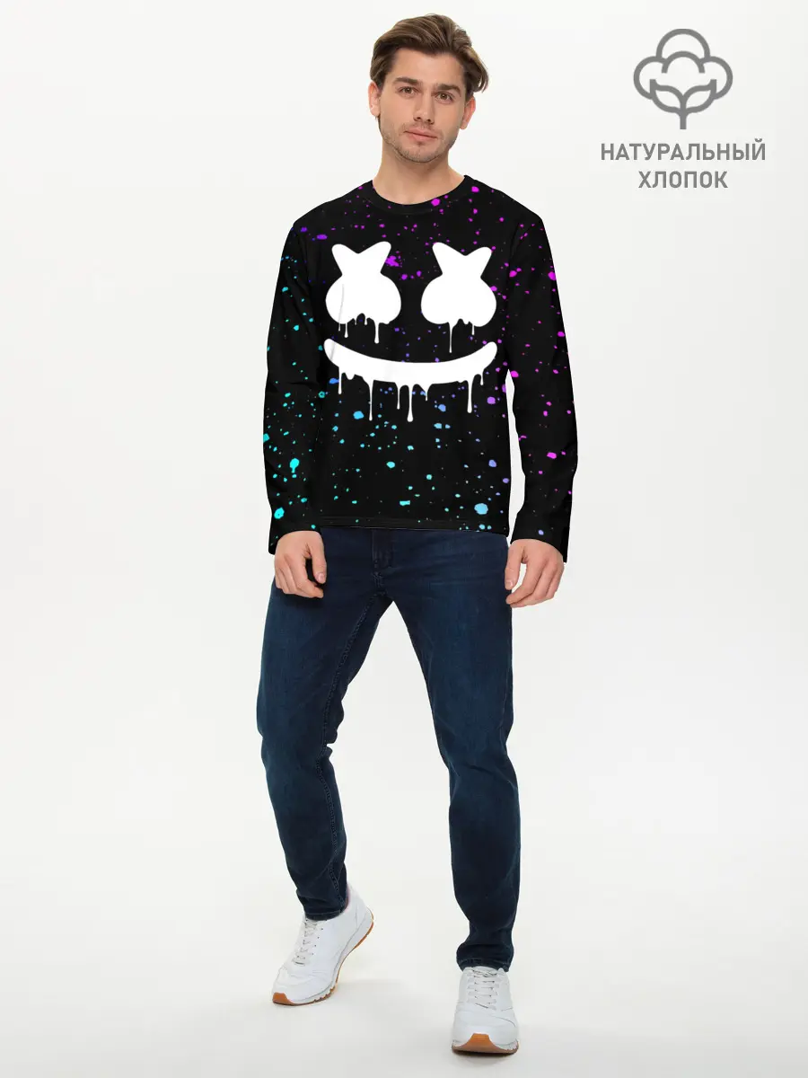 Мужской лонгслив базовый / MARSHMELLO Melt (P007_P004ooo1739267, P004ooo1739267)