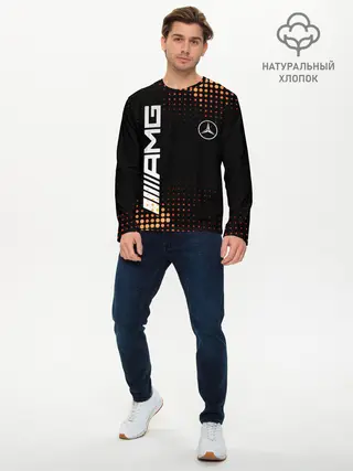 Мужской лонгслив базовый / Mercedes (P007_P004ooo1743489, P004ooo1743489)
