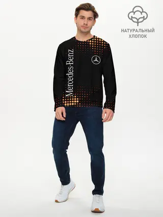 Мужской лонгслив базовый / Mercedes (P007_P004ooo1743491, P004ooo1743491)