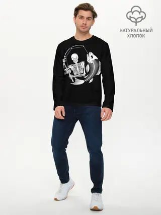 Мужской лонгслив базовый / Fishing (P007_P004ooo1744645, P004ooo1744645)